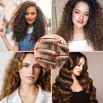 Perming Rods, 60 Pcs Perm Rollers, Small Size Red 0.27 Inch Perm Kit for Short Hair Men Women, DIY Salon Home Curling Rollers for Straight and Curly Hair