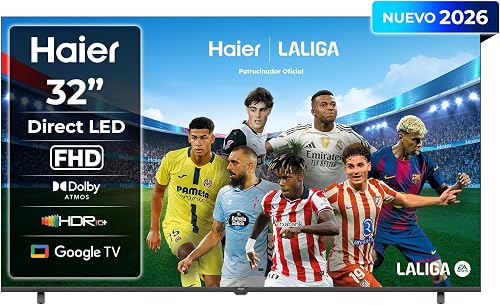 Haier K85 Full HD 32" H32K85GFX, Smart TV con Google TV, …