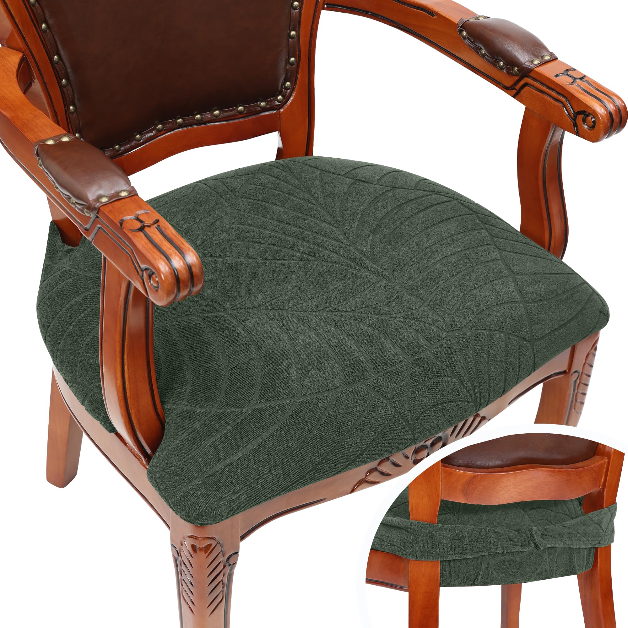 Cream Dining Chair Slipcovers - Set of 6 -12