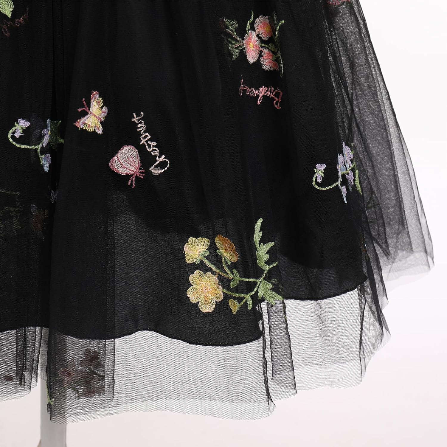 Flower Girl Floal Lace Tulle Dress Princess Backless Wedding Junior Bridesmaid Pageant Communion Dance Maxi Gown - Image 5