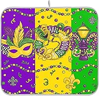 Vista 31 de Tapete de secado de platos con temática náutica para encimera de cocina, caballo marino, tortuga, pulpo, tapete de secado costero, súper absorbente