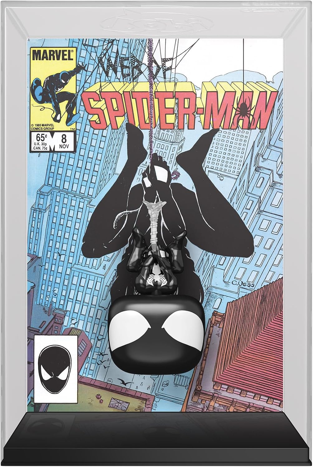 Funko Pop! Comic Cover: Web Of Spider-man #8 - Spider-Man - Spider-Man - Collectable Vinyl Figure - Gift Idea - Official Merchandise - Toys for Kids & Adults - Movies Fans