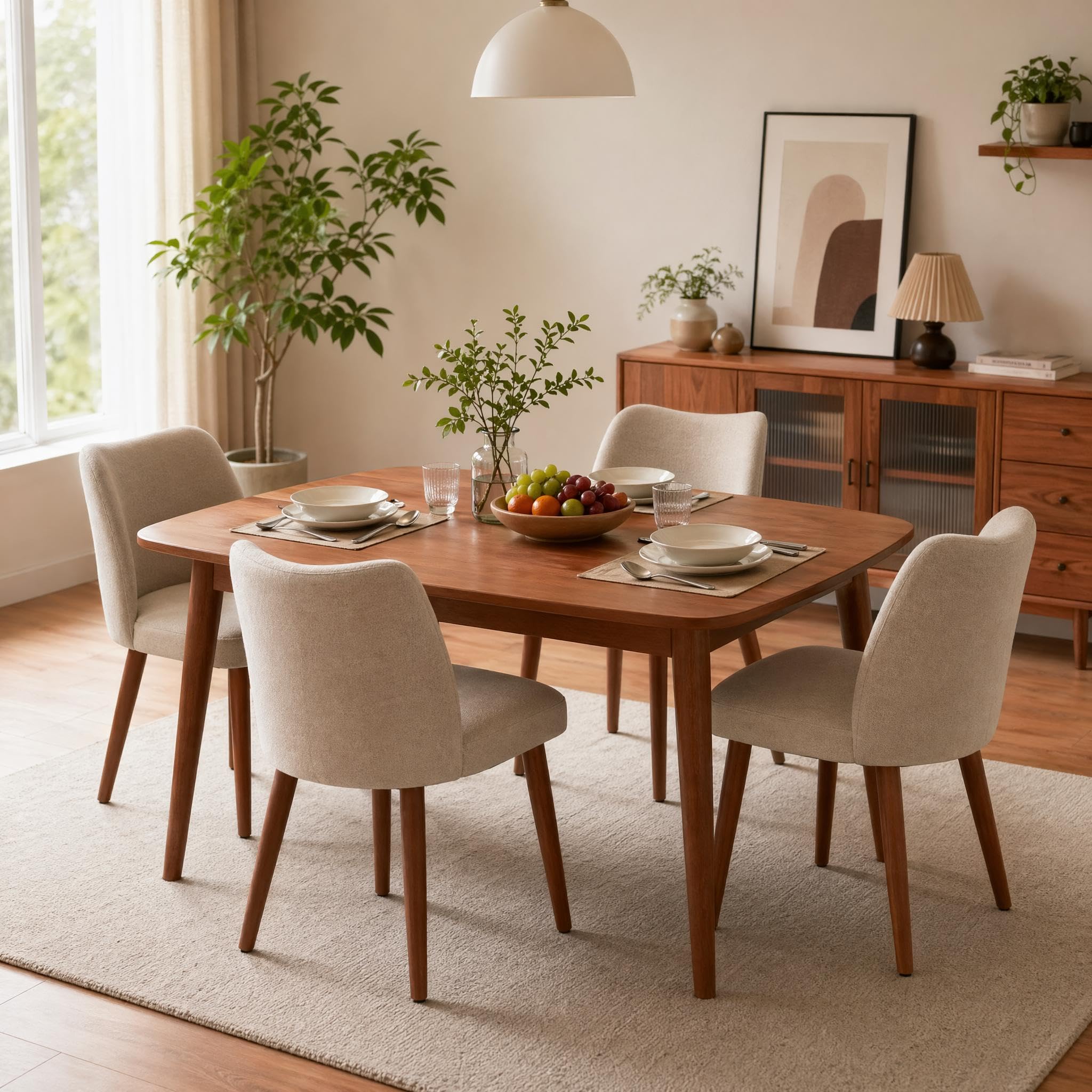 Photo 1 of **Only Two** GarveeHome Dining Chairs Set of 4, Modern Hollow Back Dining Room Chair