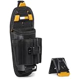 Technician Pouch - Pockets & Loop&comma; Adjustable Holster&comma; Snug-fit Screwdriver Loops&comma; Secure Multi-Tool Holder Accessory &lpar;ClipTech ™ Hub Included&rpar;