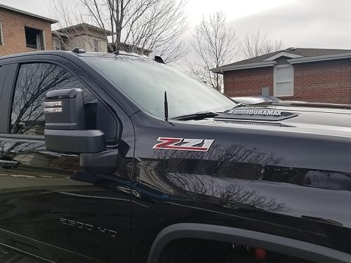 Miniatura 7 de Votex - Fabricado en Estados Unidos - Bala Calibre 50 negro con rojo antena de aluminio - Compatible con Ford F150 - F250 - F350  Jeep Wrangler -