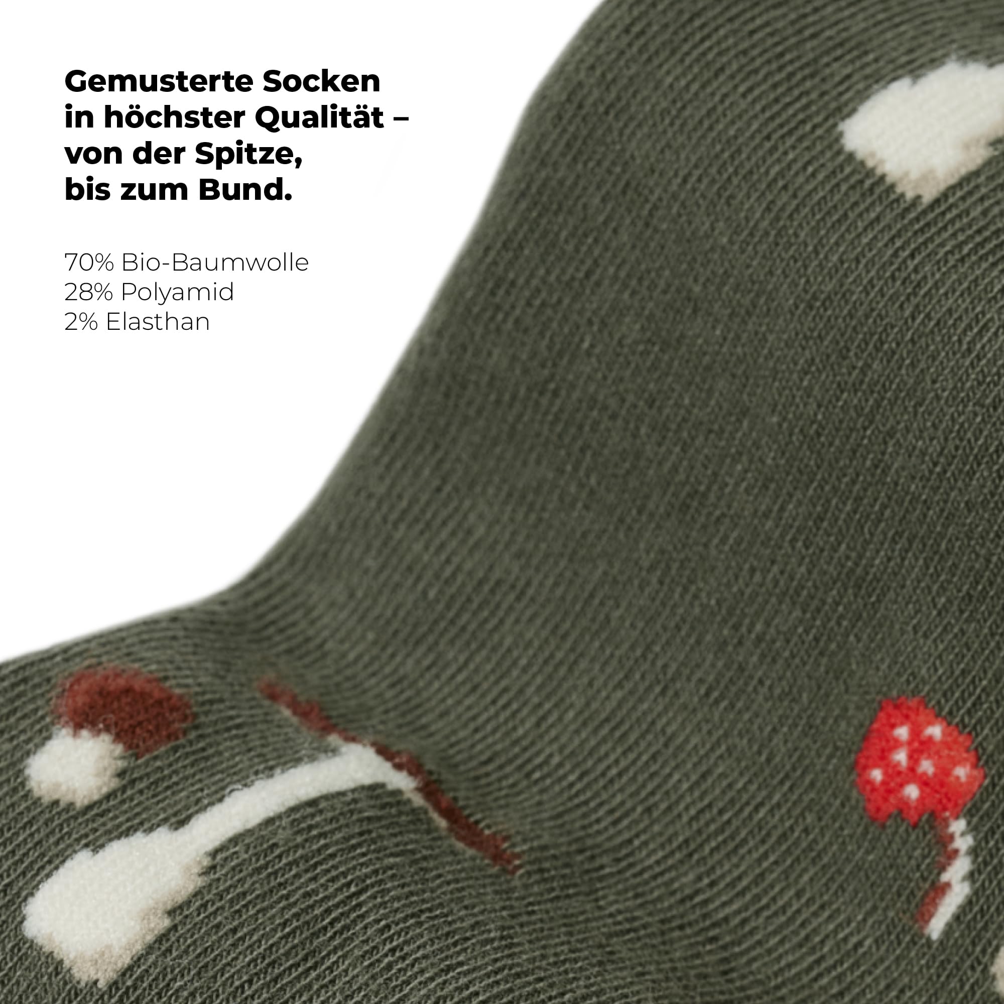 von Jungfeld - Motiv Socken mit verschiedenen Icons - Bunte Socken mit Muster für Damen & Herren in Gr. 35-46