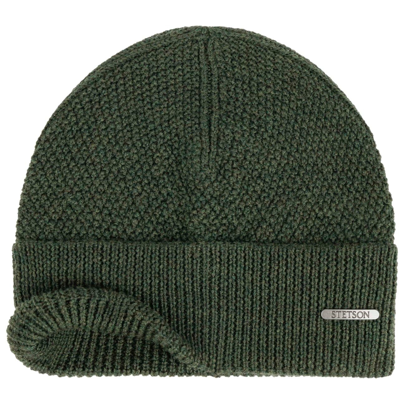 Stetson Rodrick Bonnet Maille Laine Merinos Fabrique en Italie Unisexe Automne Hiver