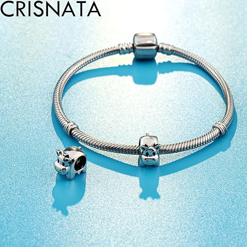 Miniatura 3 de Animal Pets Charm - Dije de plata de ley 925 con bonito conejo, búho nocturno, pájaro volador, unicornio mito, paloma pájaro de la paz, manta raya,