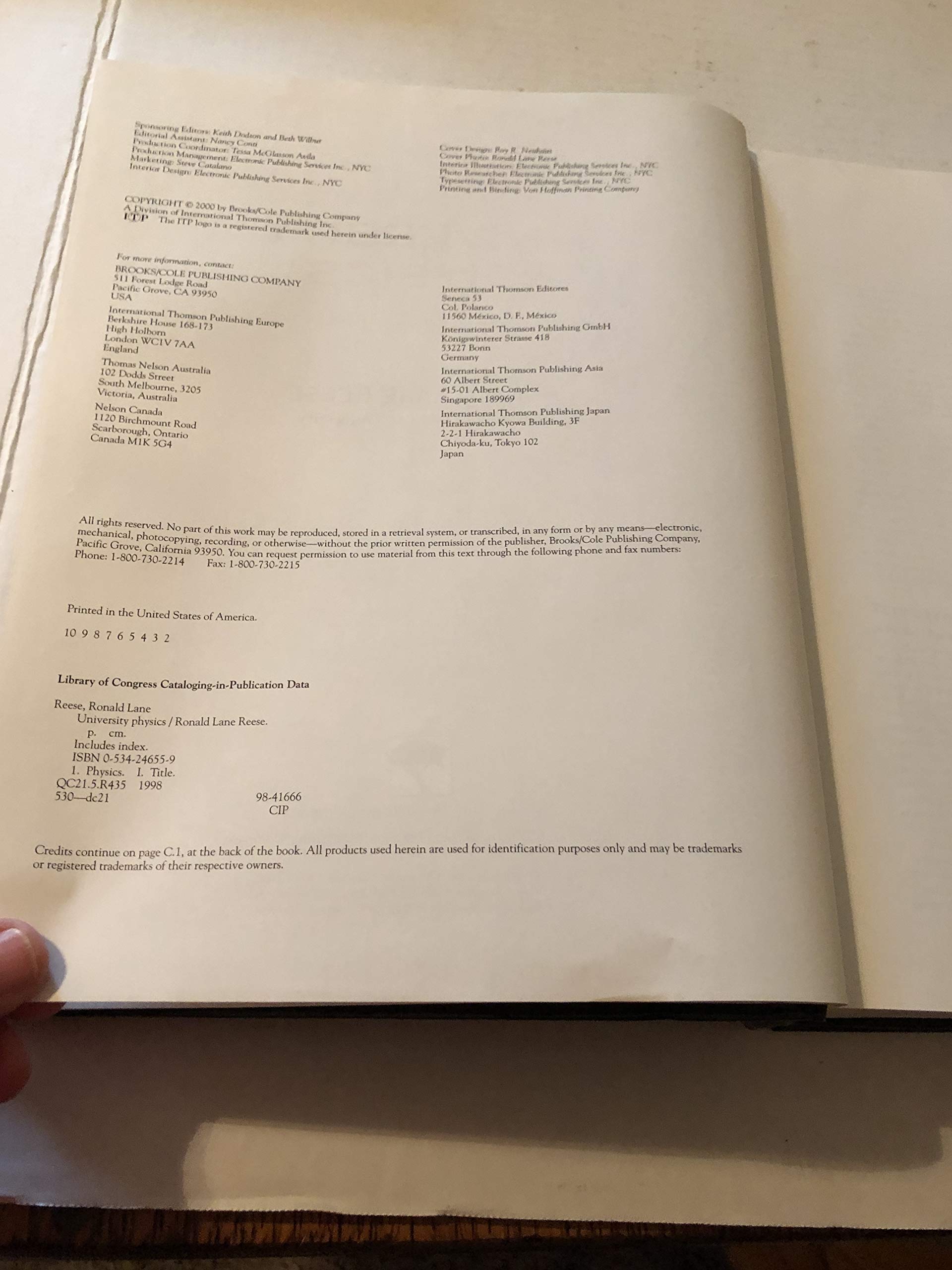 University Physics (with InfoTrac) (Available 2010 Titles Enhanced Web Assign) - Image 3