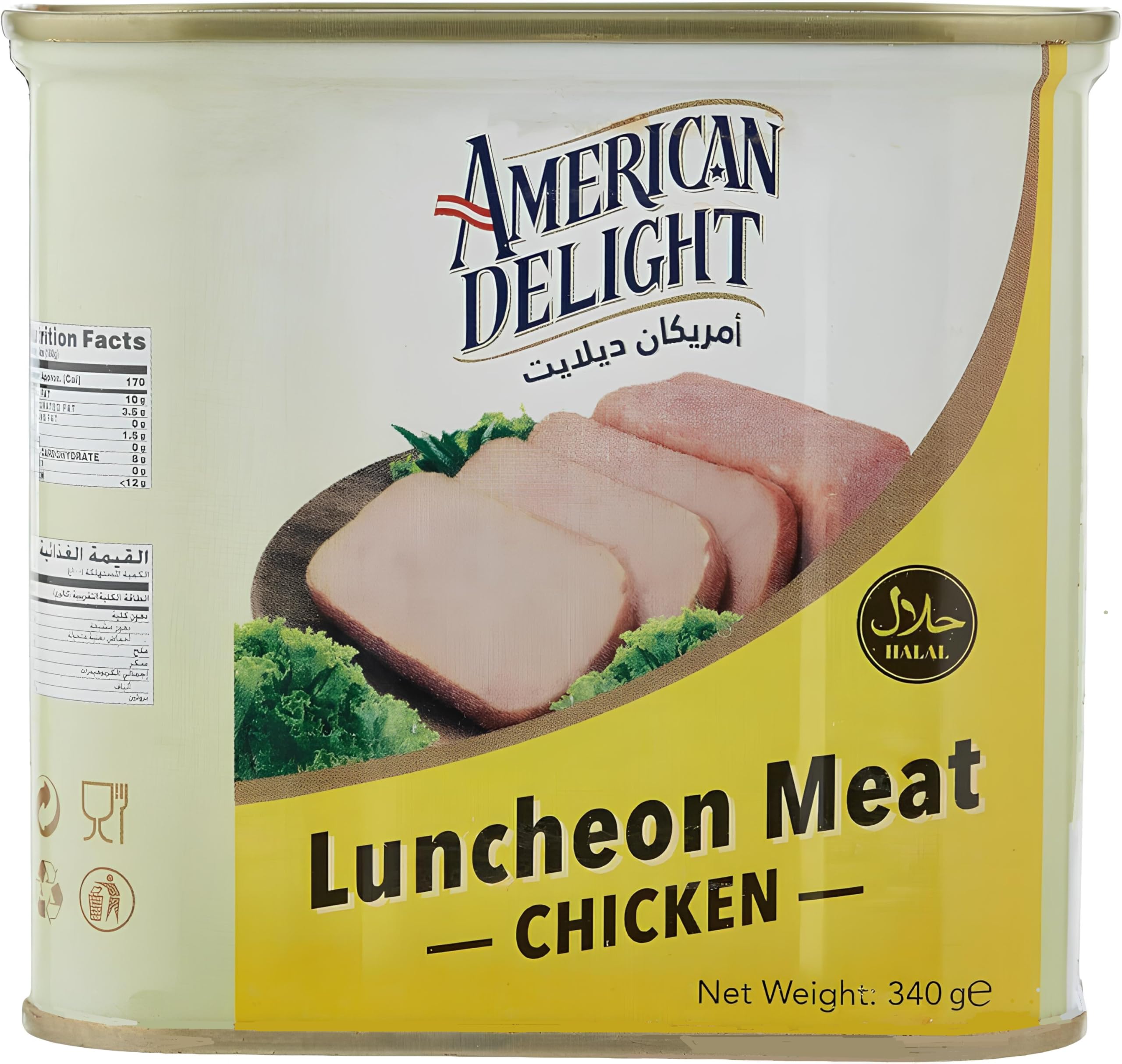 American Delight Chicken Flavour Luncheon Meat 340 g