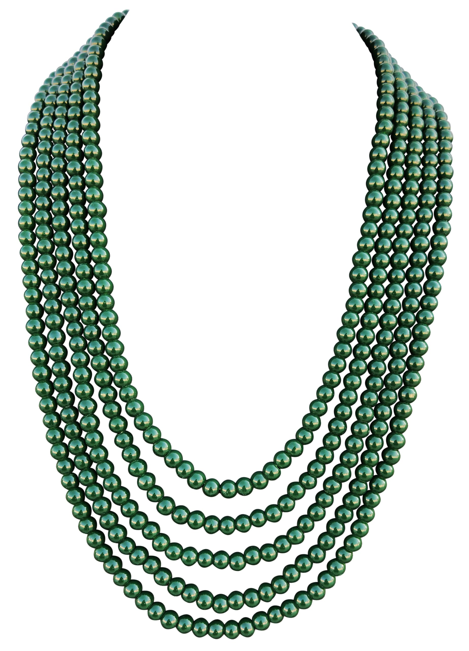 Pearl Necklace Jewellery for Groom Dulha Moti Mala Haar for Men(5 Line)-image-29