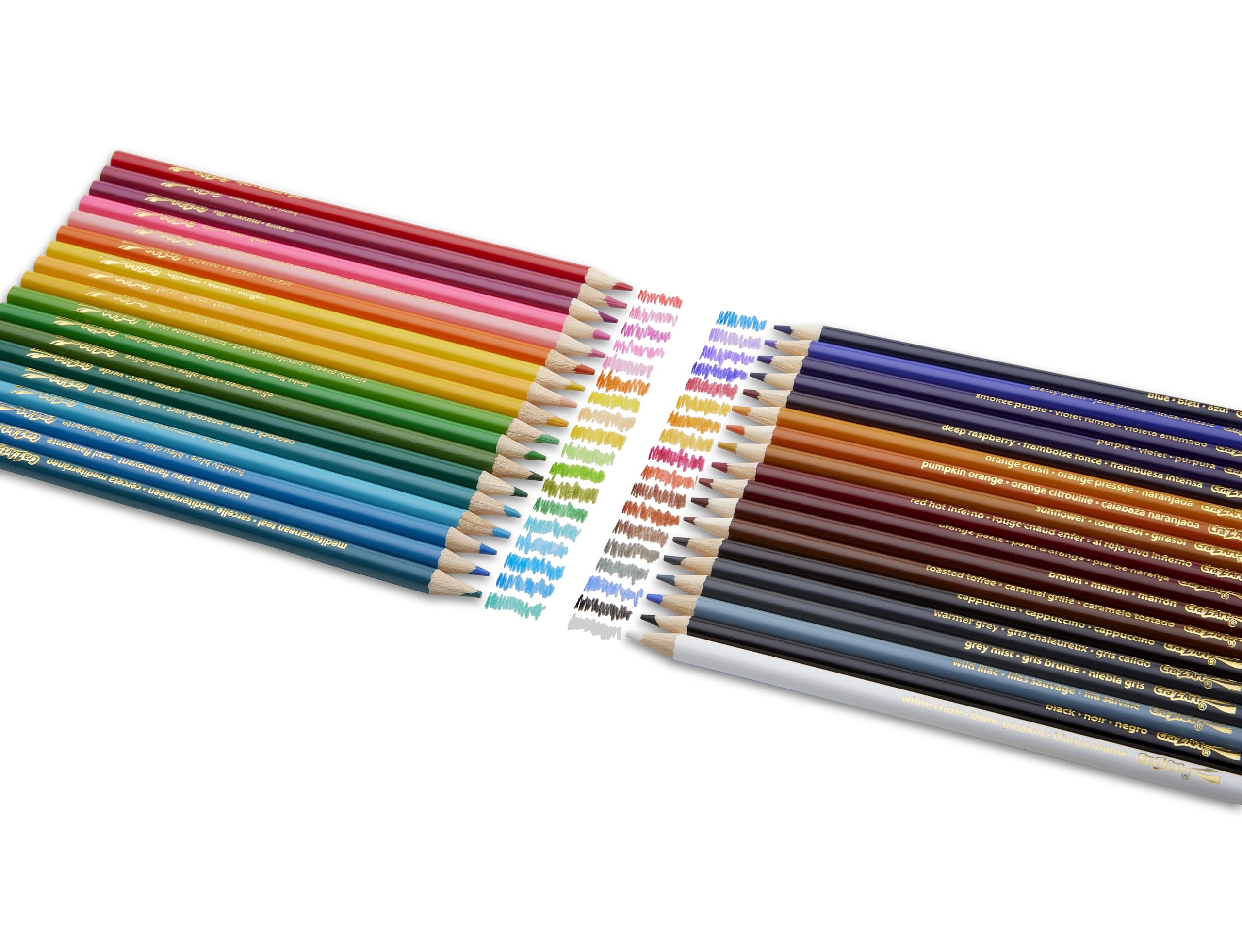 Cra-Z-Art Buntstifte, Großpackung, 10 Boxen mit 24 Karat vorgespitzten Bleistiften, ungiftig, für Klassenzimmer, Schule, Kunstbedarf