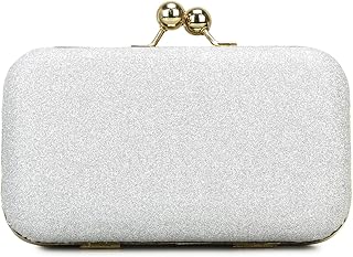 Shanvi Handicraft Beautiful Bling Box Clutch Bag Purse For Bridal, Casual, Party, Wedding-picture-36