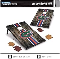 Vista 19 de Wild Sports NCAA 2' x 3' MDF Deluxe Cornhole Set - with Corners and Aprons