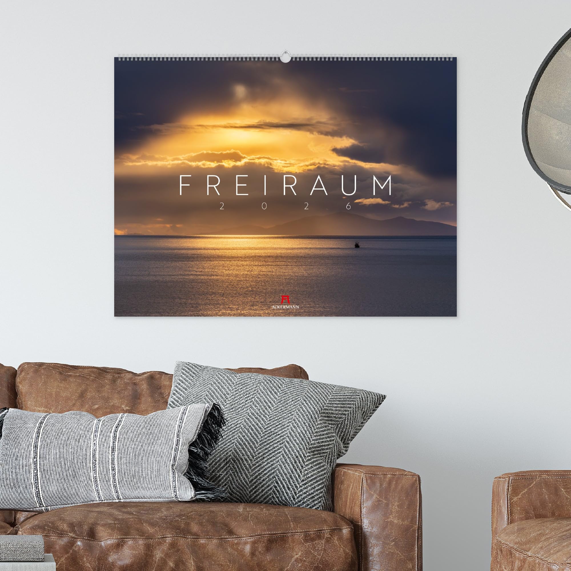 Freiraum Kalender 2026 | Hochwertiger Landschaftskalender im großen Querformat (66x50 cm) | Minimalismus in Natur und Landschaft