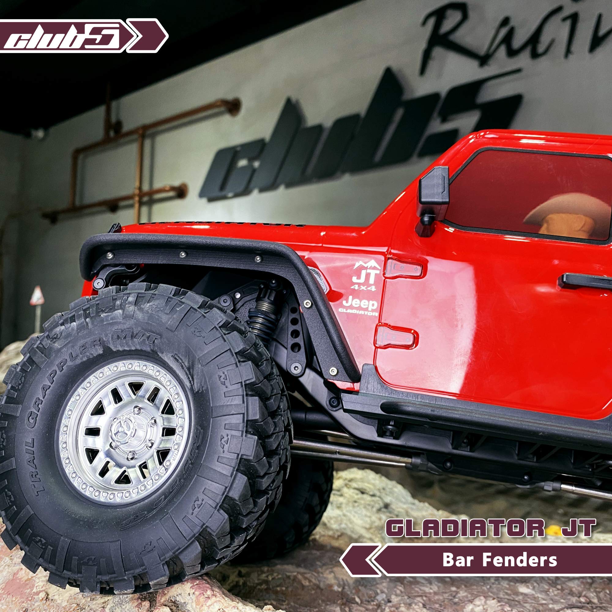 Amazon.co.jp: クラブ5バーフェンダー SCX10 III Jeep JT