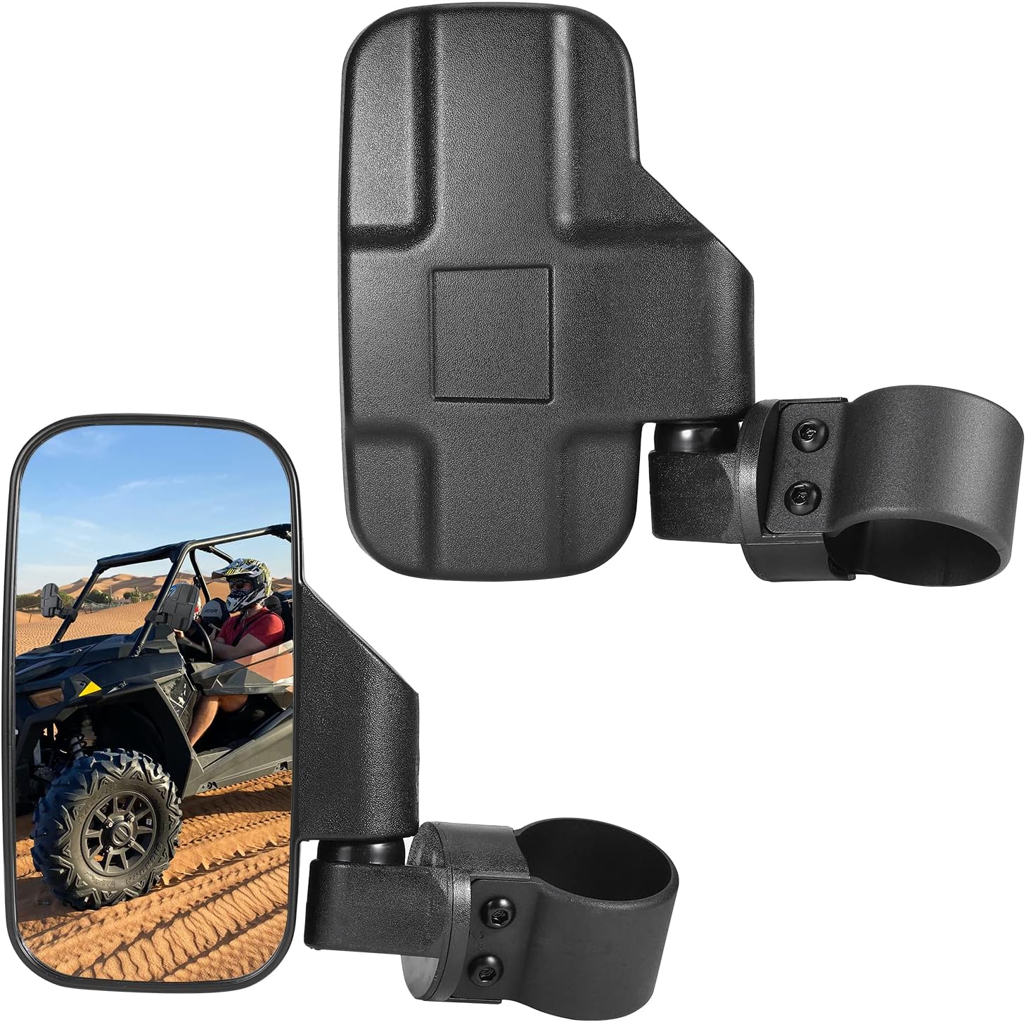 UTV Side Mirrors, OFIG UTV Mirrors Fits 1.6" 2" Roll Cage, RZR