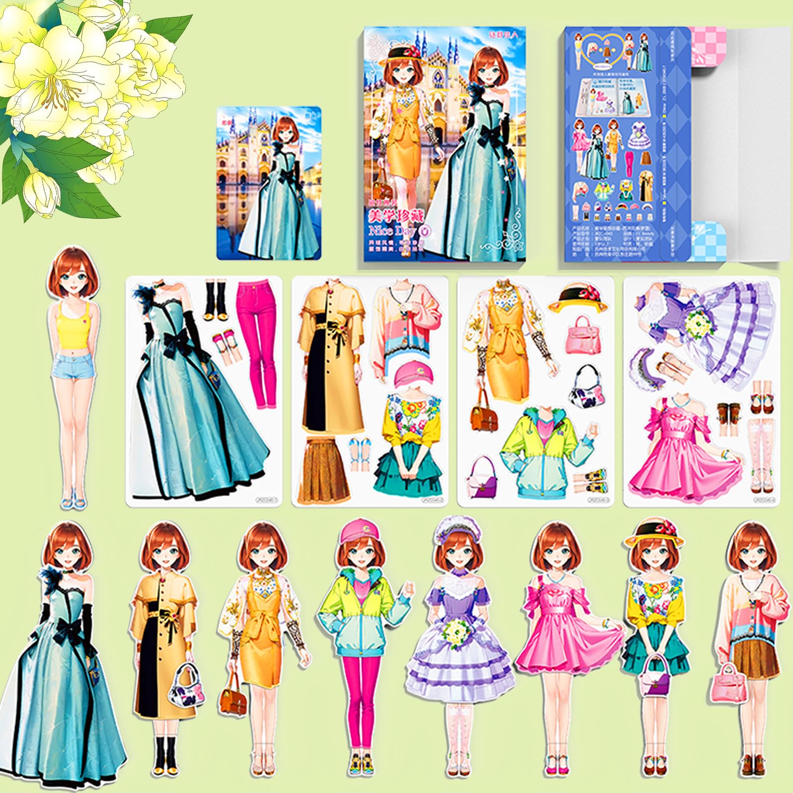 Amazon.com: Daniel Axel Magnetic Dress Up Paper Doll,Magnet