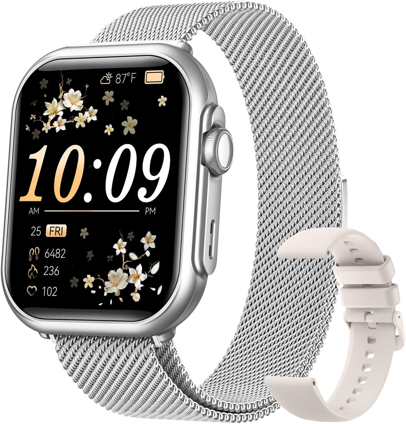 1.83″ HD Smart Watch, 30 Days Battery Life, Sleep/Heart Rate/SpO2/Blood Pressure Monitor,