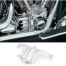 Artudatech Chrome Tappet/Lifter Block Accent Cover Right Side for Harley Twin Cam 1999-2017 for Road King for Street Glide for Electra Glide for Road Glide Horn Cover
