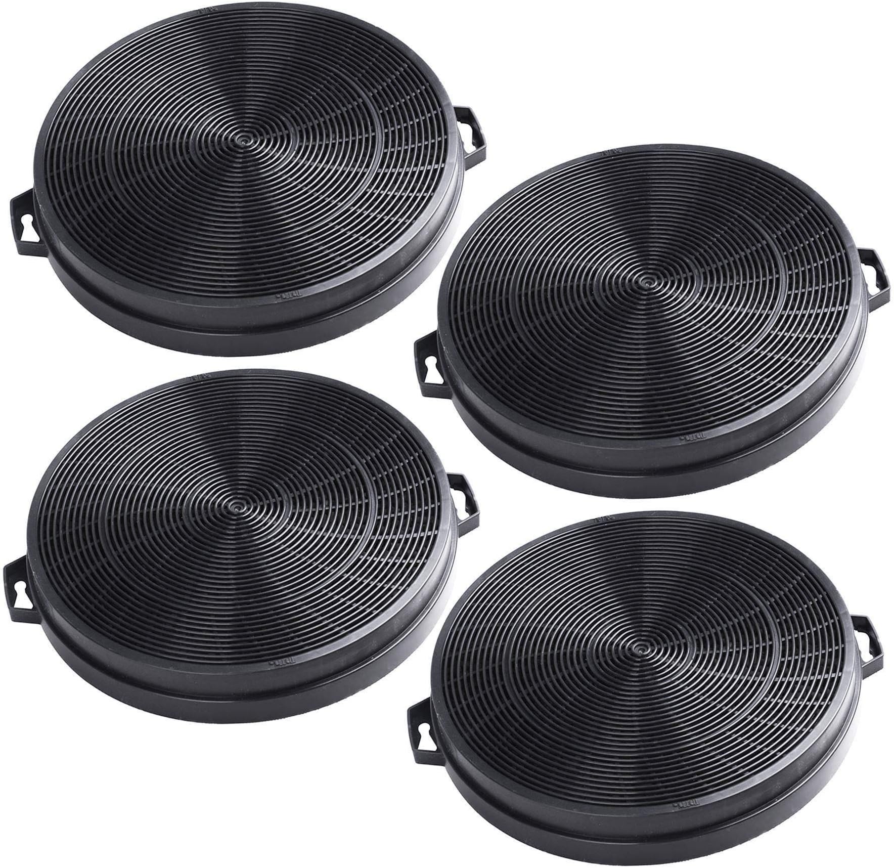 AquaHouse CHF02C Compatible Charcoal Filters for CDA Cooker Hood CHA24, ECH61, ECH71, ECH91, ECH101 Extractor Vent (4 Pack)