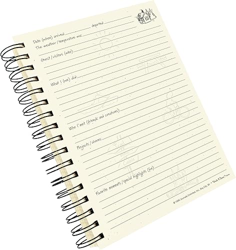 Miniatura 4 de Write it Down Series by Journals Unlimited, Guided Journal, Up North, un diario de cabina, tamaño completo 7.5 x 9 pulgadas, tapa dura verde,