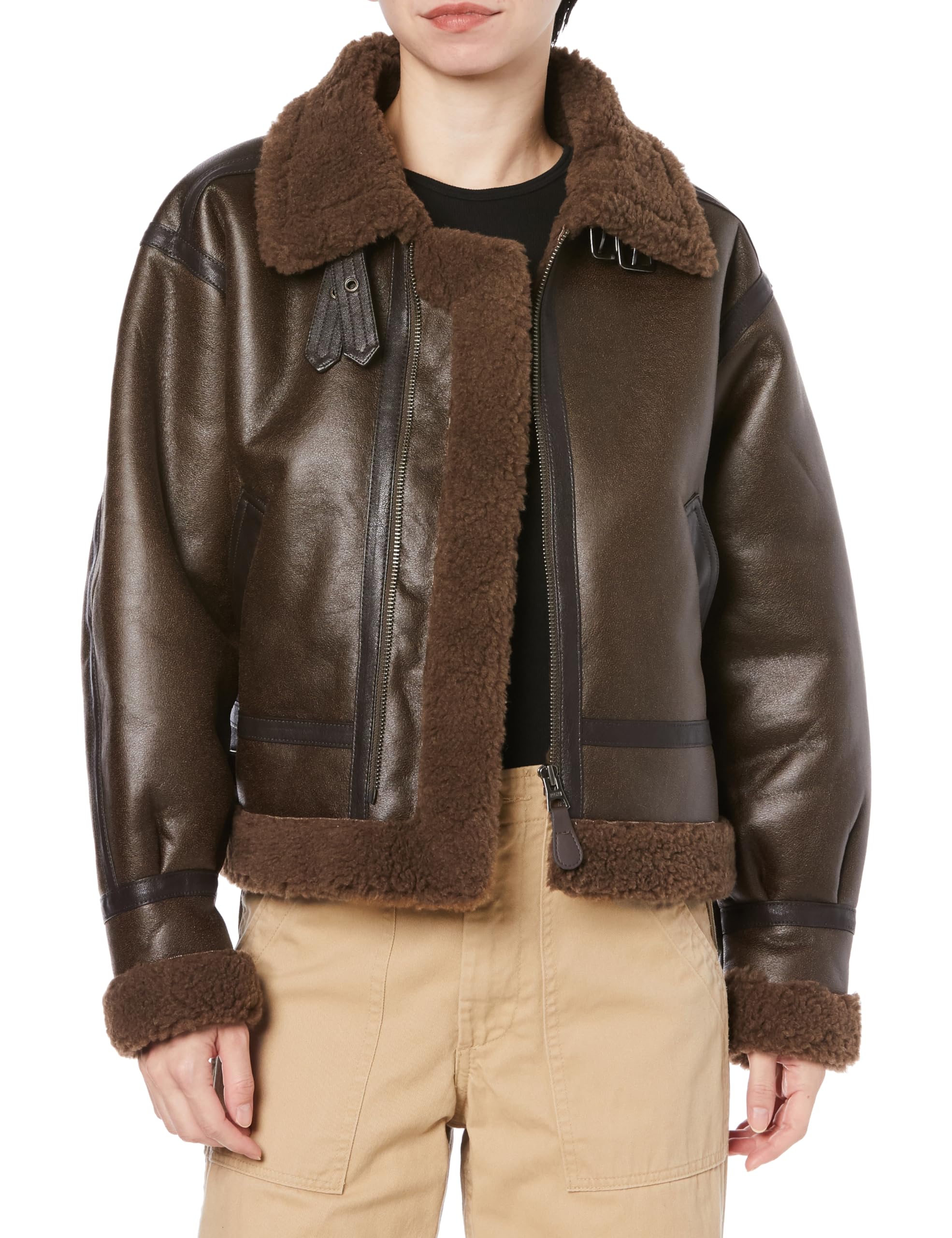 Amazon | B-3フェイクムートン ショート丈 TA7146-212-03 | コート