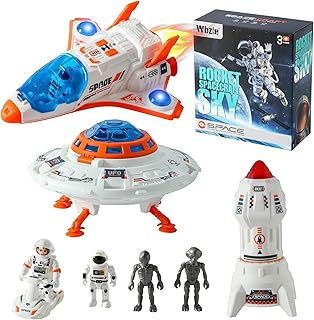 Educational & Interactive Rockets for Kids | STEM Space Kids | Space Launch Set for Toddler Toys Boys 4-5 & Boys Toys 6-8 Years Old