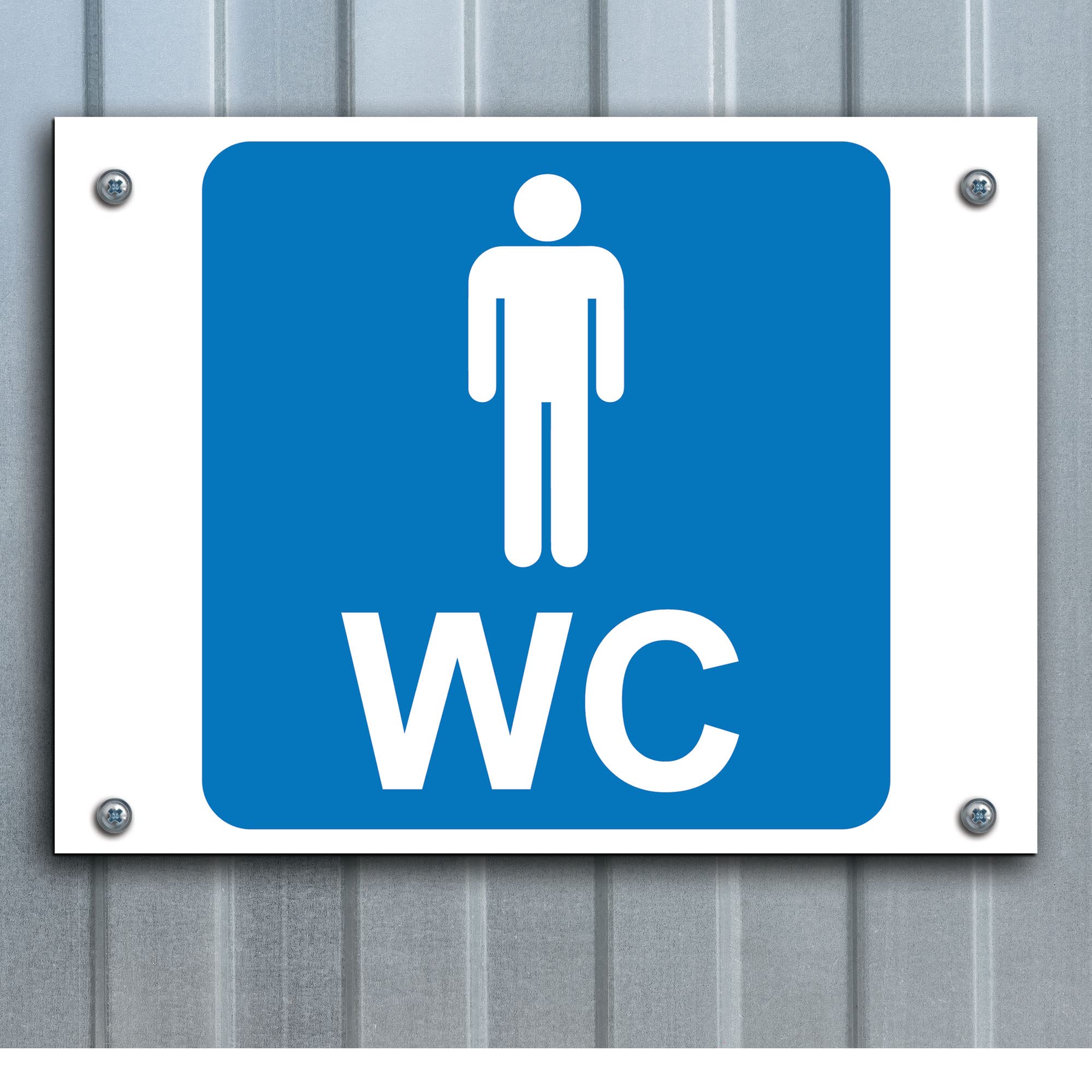Urhome Cartello per WC, in acciaio inox V2A, taglio laser | FindTheDeal