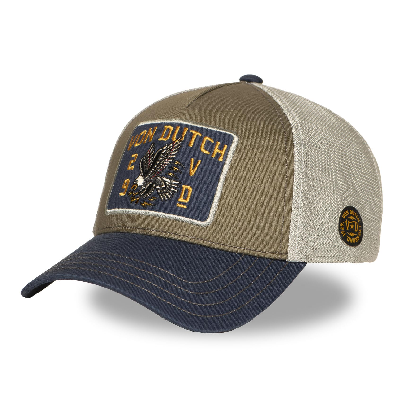 Von Dutch Trucker Cap Wild Navy/Khaki/Grey