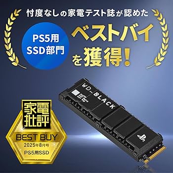 ウエスタンデジタル SSD 2TB SN850P WD_Black PS5 2TB WD_BLACK SN850P NVMe™ SSD for PS5® consoles | Sandisk