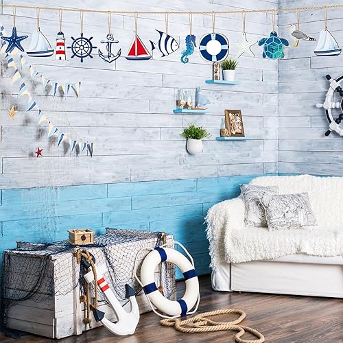 Vista 11 de Tradder 36 piezas de adornos colgantes de madera de Halloween de madera, calabaza, fantasma, bruja, sombrero, arañas, murciélagos, adornos