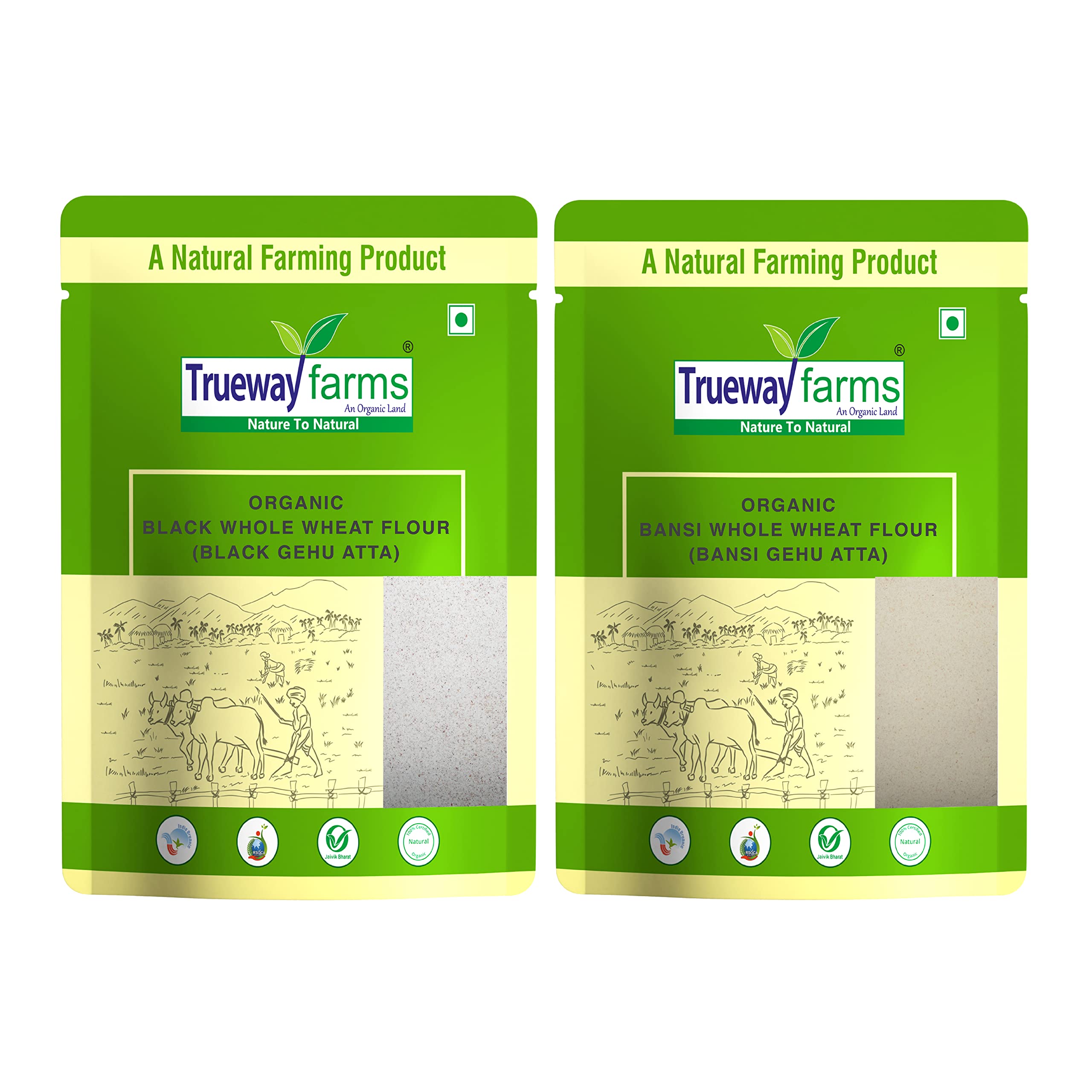 Buy Trueway farms Flour Combo (Bansi Whole Wheat Flour (Bansi Gehu Atta