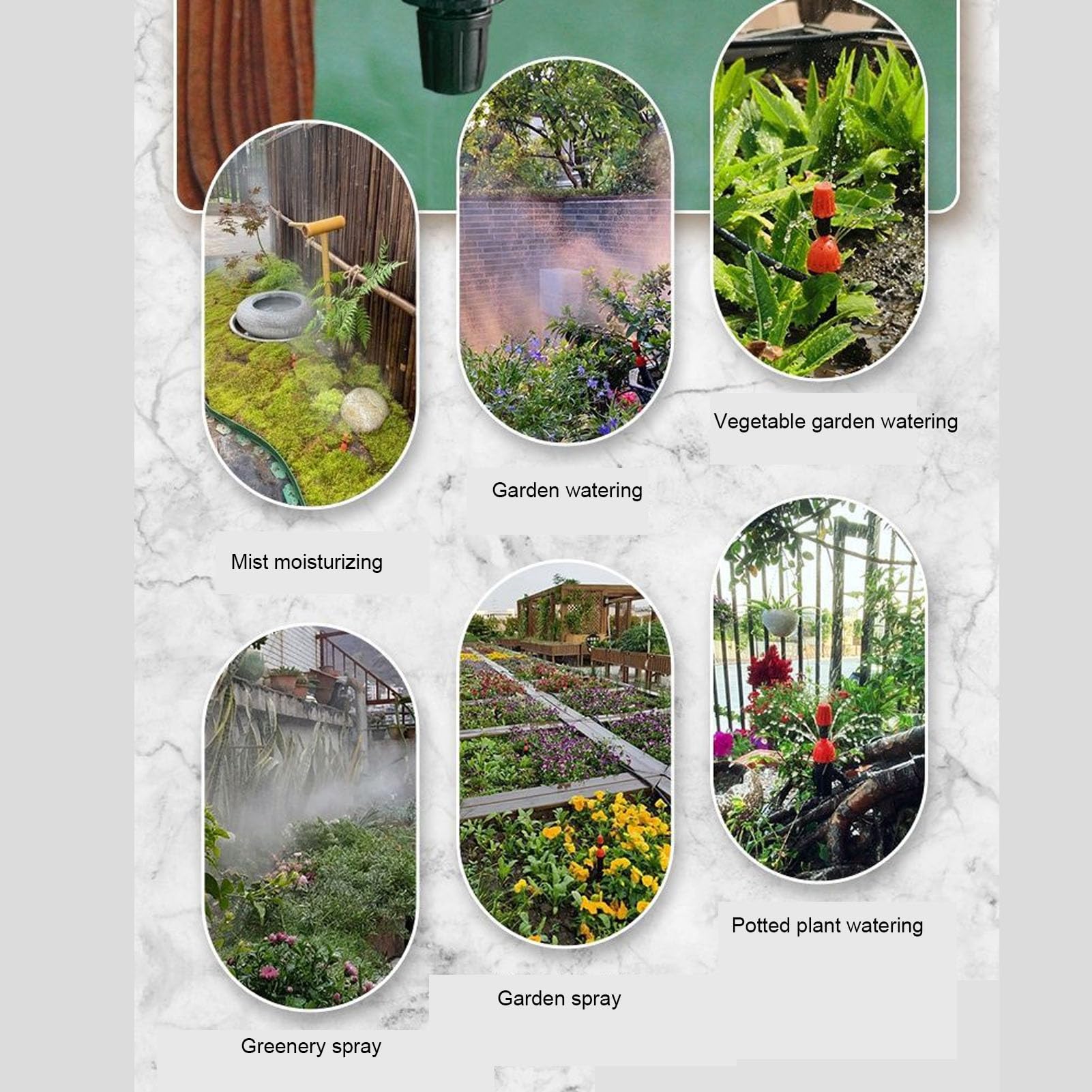 Timer Acqua per Tubo con Ritardo Pioggia, 9 Modalità per | Timer irrigatore LCD per tubo da giardino, controller automatico di irrigazione con modalità manuale per di irrigazione