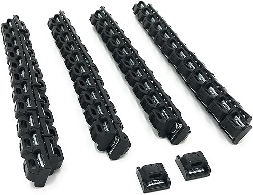 Miniatura 2 de Mag Daddy - Sujetadores magnéticos, mini soporte magnético para bridas de cables, negro, certificación UL 5 libras de fuerza de tracción (paquete de