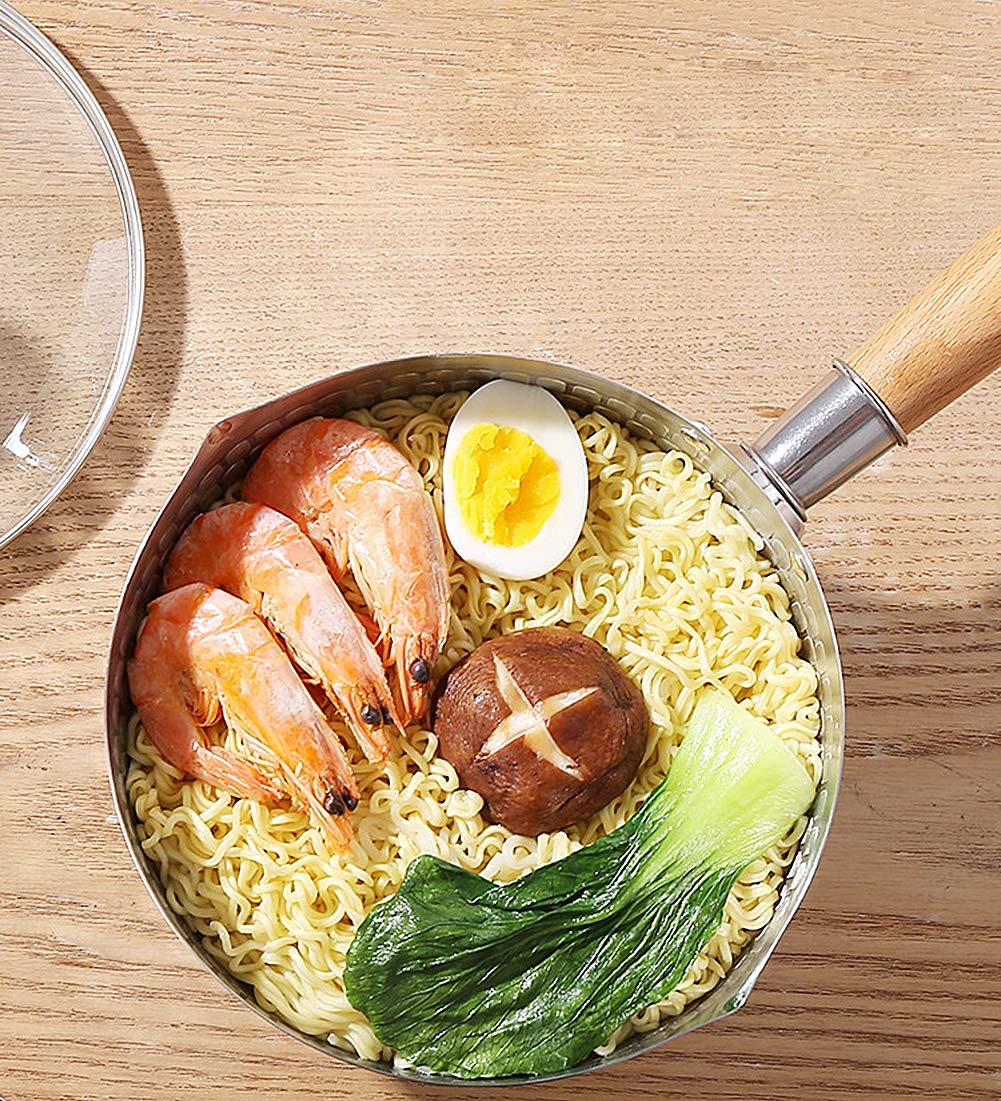 sartén, Cacerola de acero inoxidable, olla tradicional japonesa(22cm/8.7in)