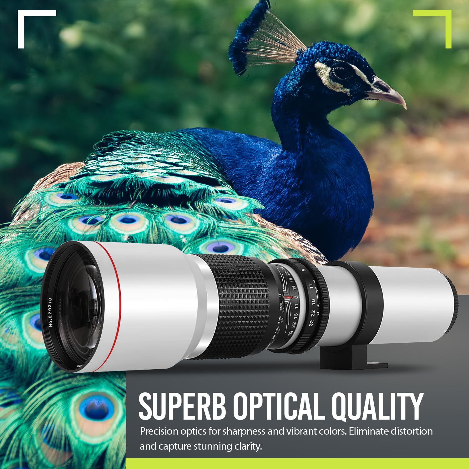 Amazon.co.jp: ハイパワー 500mm/1000mm f/8 手動望遠レンズ Canon EOS