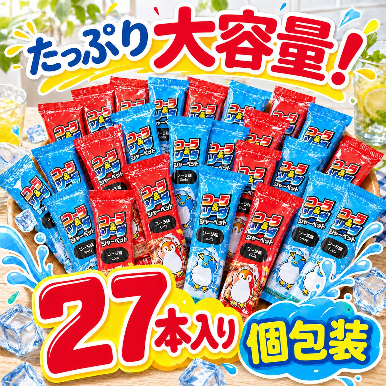Amazon.co.jp: 【大容量】リボン コーラ＆ソーダ フローズン