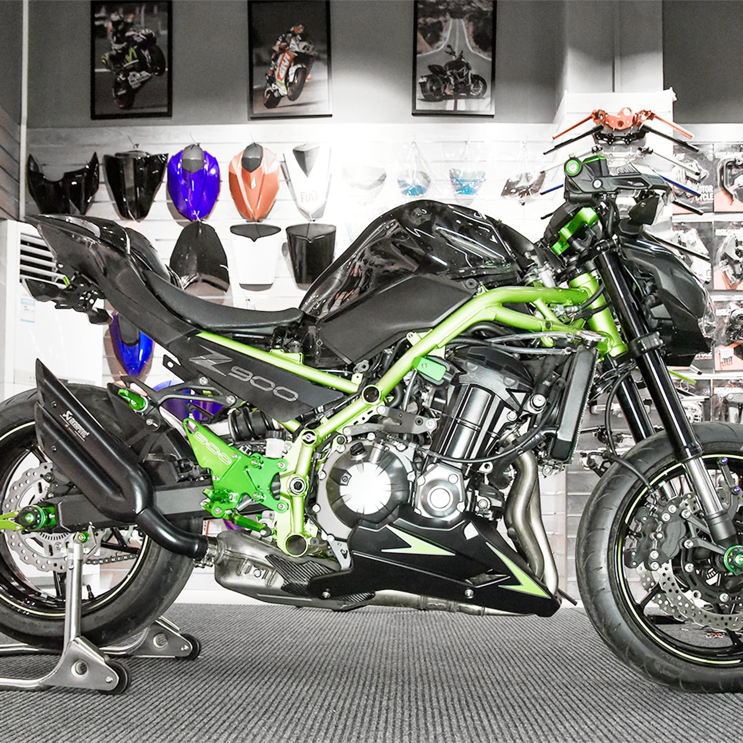 Amazon.com: Lorababer Motorcycle Engine Spoiler Belly Pan Guard