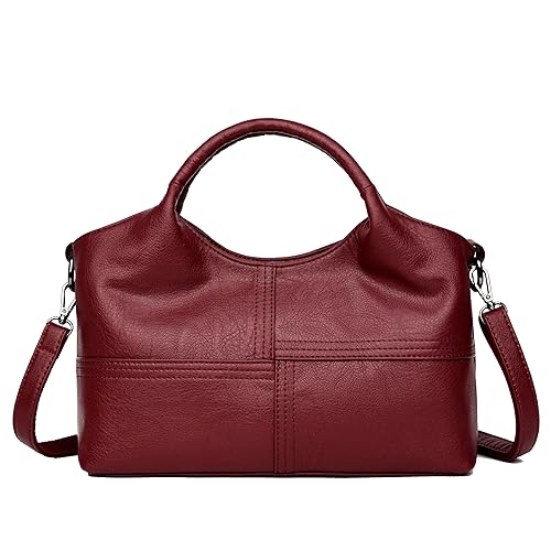 FSD. WG Leather Shoulder Bags Purses and Handbags for Women