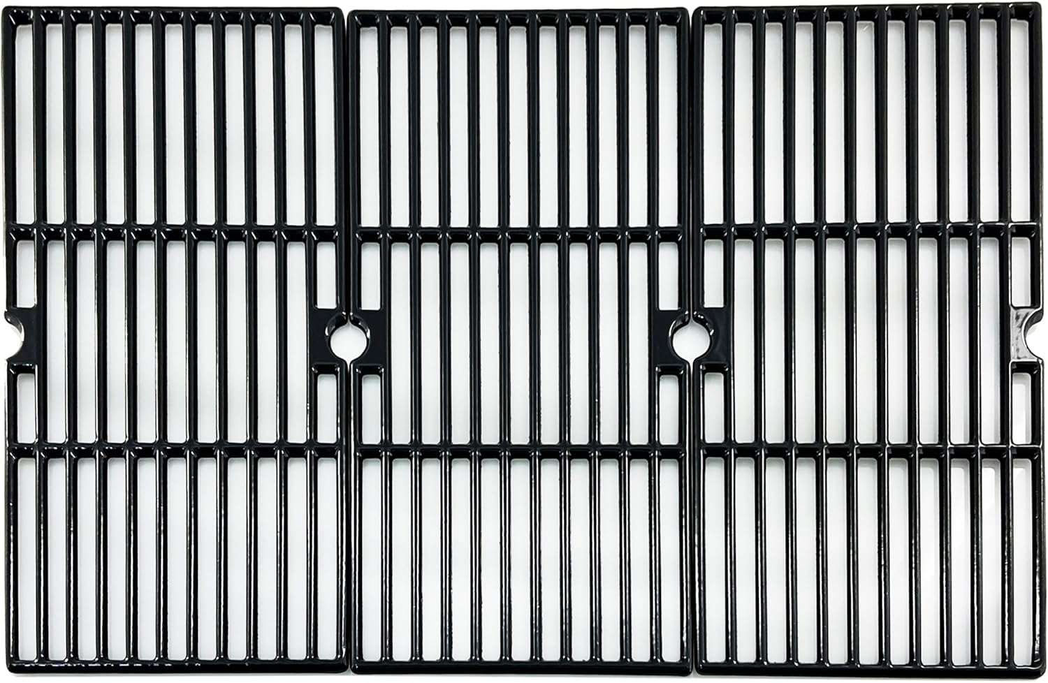 Direct store Parts DC121 16 7/8" Polished Porcelain Coated Cast Iron Grill Grates Replacement for Charbroil 463432215, 463436213, 463436214, 463436215, 463441312, 463441514, Thermos 461442114 Grills