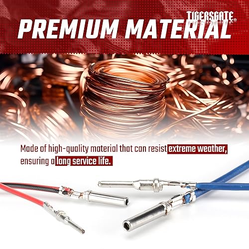 Miniatura 4 de TIGERSGATE Kit de arnés de extensión de cables de control de interruptor de manillar de 14" y 16" para modelos Harley Touring 1996-2006