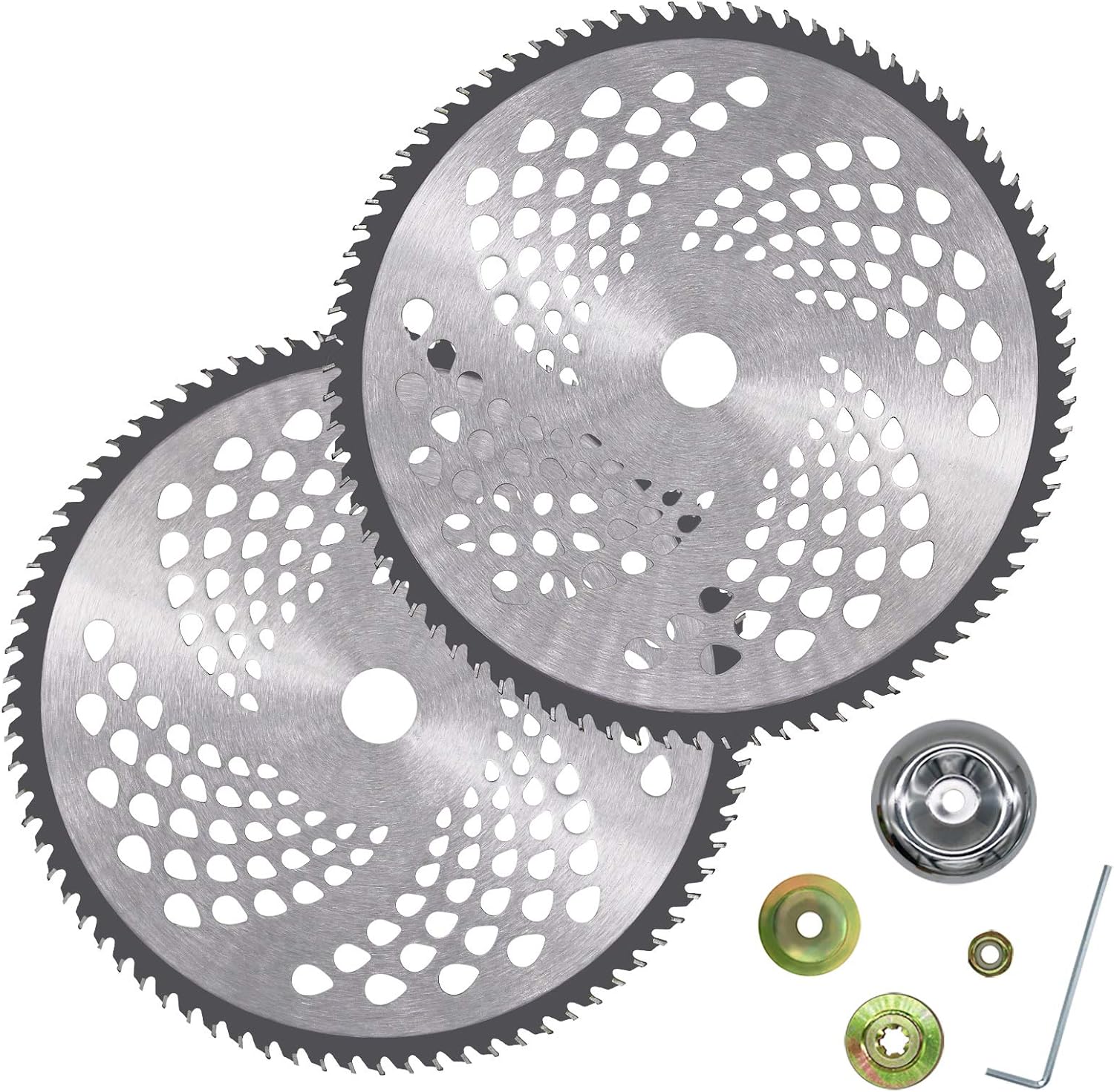 CZS 10" x 80T Brush Cutter Blade for Weedeater, Carbide Tip