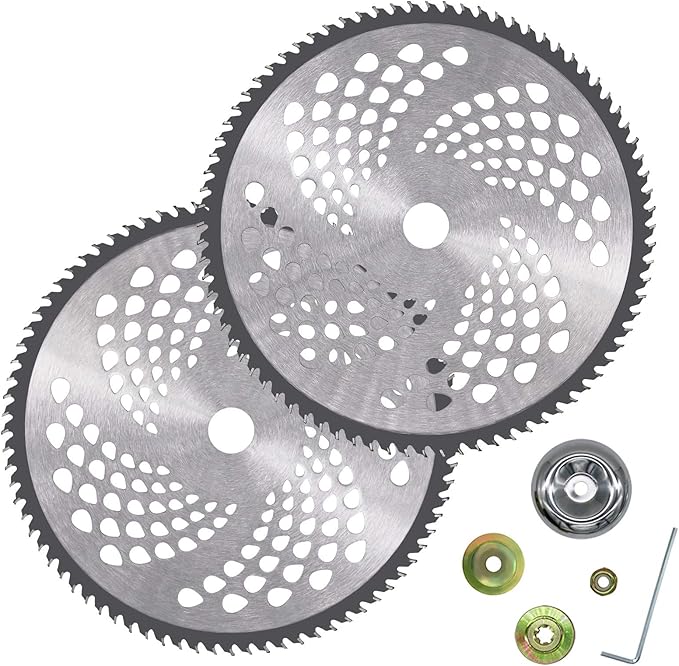 CZS 10" x 80T Brush Cutter Blade for Weedeater, Carbide Tip