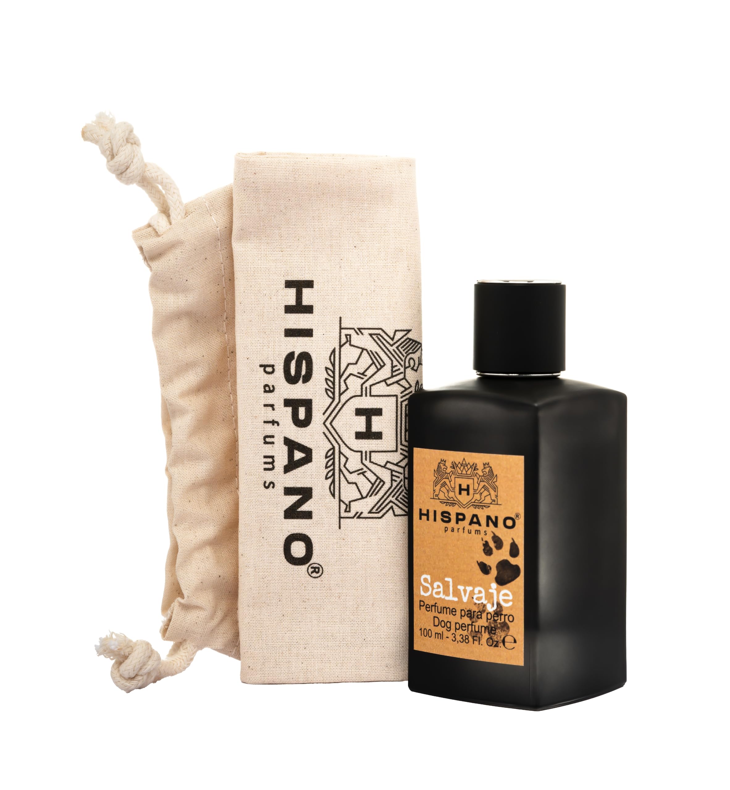 HISPANO SALVAJE Perfume para perros Spray de 100 ml, colonia, cuidado del pelo, fragancia duradera