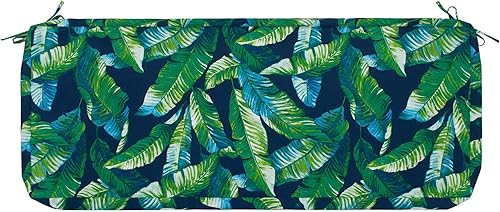 Magpie Fabrics Fundas de cojín para sofá biplaza para banco de patio (solo funda de repuesto, sin relleno), funda de cojín impermeable resistente a