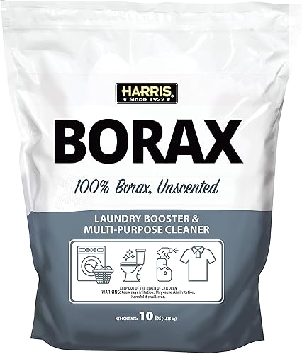 Harris Potenciador de ropa en polvo de bórax y limpiador multiusos, 1.5 libras (sin perfume)