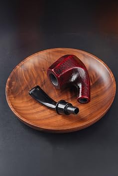 Falconetti 9 mm. Kırmızı Sandalwood Eğimli Sap Ahşap Pipo rd87