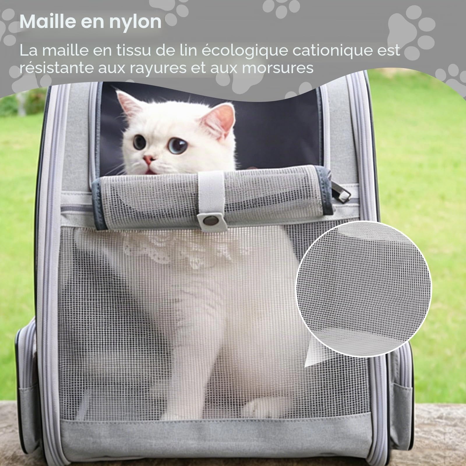 Sac À Dos De Transport pour Chien Et Chat, Sac De Transport Pliable pour Animal De Compagnie, Respirant Et Confortable pour Voyage, Randonnée Et Sortie