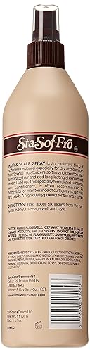 Miniatura 2 de SoftSheen-Carson Sta-Sof-Fro - Acondicionador para el cabello y el cuero cabelludo con lanolina extra seco 16 onzas líquidas